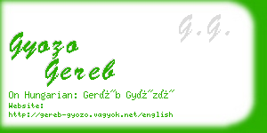 gyozo gereb business card